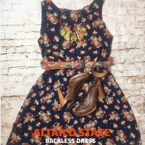 ALTAR'D STATE BACKLESS DRESS